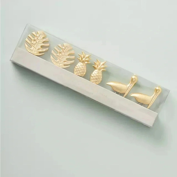 NWT Anthropologie Selva Corn on the Cob Holders Set of 3 - Picture 2 of 13